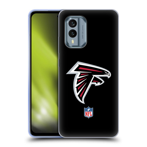 NFL Atlanta Falcons Logo Plain Soft Gel Case for Nokia X30