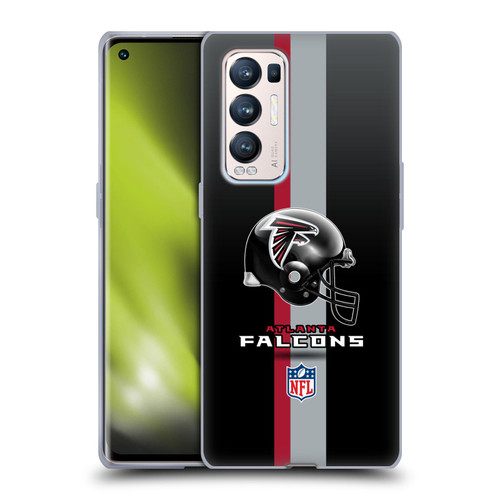 NFL Atlanta Falcons Logo Helmet Soft Gel Case for OPPO Find X3 Neo / Reno5 Pro+ 5G