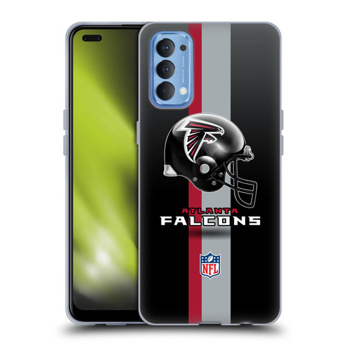 NFL Atlanta Falcons Logo Helmet Soft Gel Case for OPPO Reno 4 5G