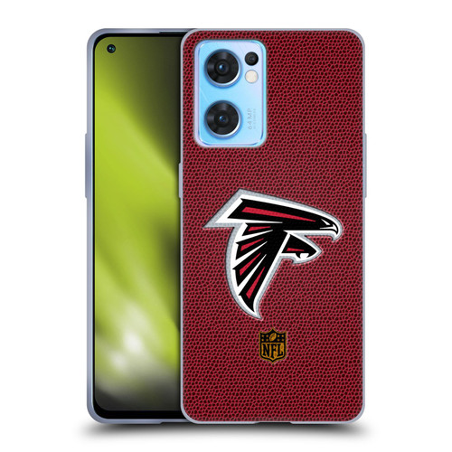NFL Atlanta Falcons Logo Football Soft Gel Case for OPPO Reno7 5G / Find X5 Lite