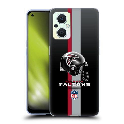 NFL Atlanta Falcons Logo Helmet Soft Gel Case for OPPO Reno8 Lite