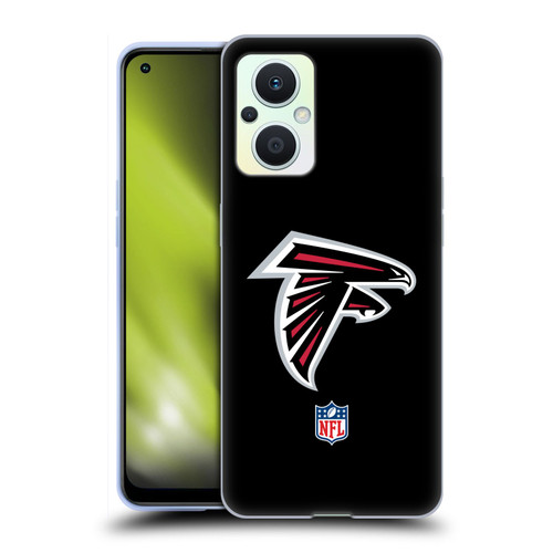 NFL Atlanta Falcons Logo Plain Soft Gel Case for OPPO Reno8 Lite