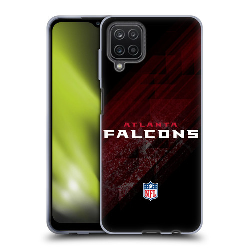 NFL Atlanta Falcons Logo Blur Soft Gel Case for Samsung Galaxy A12 (2020)