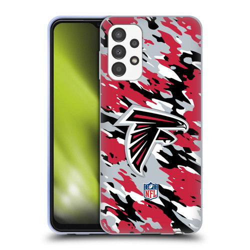 NFL Atlanta Falcons Logo Camou Soft Gel Case for Samsung Galaxy A13 (2022)