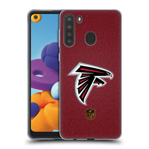 NFL Atlanta Falcons Logo Football Soft Gel Case for Samsung Galaxy A21 (2020)