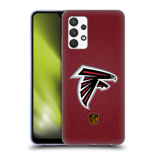 NFL Atlanta Falcons Logo Football Soft Gel Case for Samsung Galaxy A32 (2021)