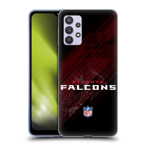 NFL Atlanta Falcons Logo Blur Soft Gel Case for Samsung Galaxy A32 5G / M32 5G (2021)