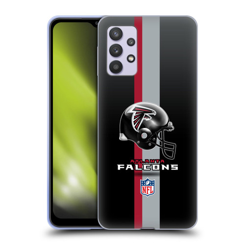 NFL Atlanta Falcons Logo Helmet Soft Gel Case for Samsung Galaxy A32 5G / M32 5G (2021)