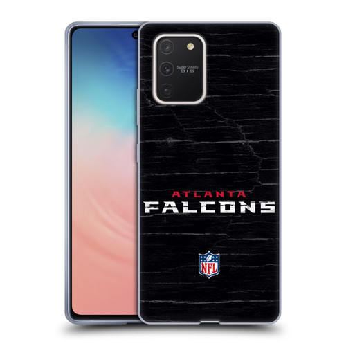 NFL Atlanta Falcons Logo Distressed Look Soft Gel Case for Samsung Galaxy S10 Lite