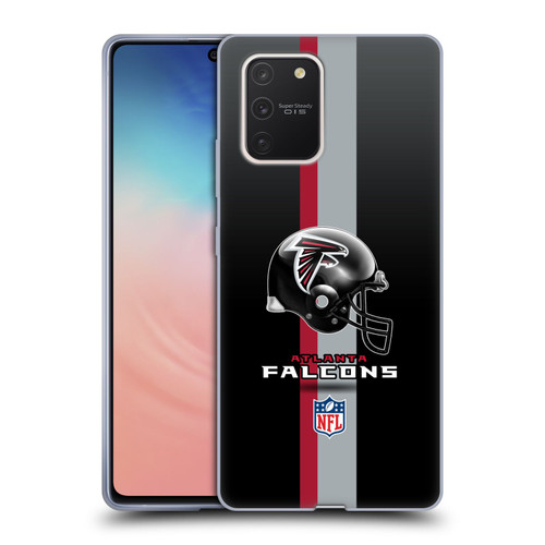 NFL Atlanta Falcons Logo Helmet Soft Gel Case for Samsung Galaxy S10 Lite