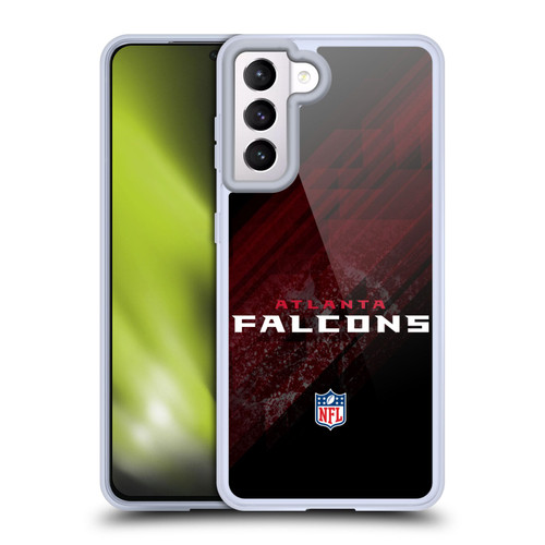 NFL Atlanta Falcons Logo Blur Soft Gel Case for Samsung Galaxy S21 5G