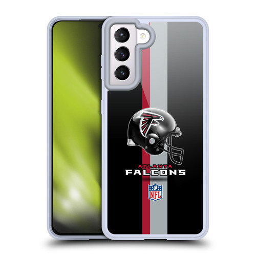 NFL Atlanta Falcons Logo Helmet Soft Gel Case for Samsung Galaxy S21 5G