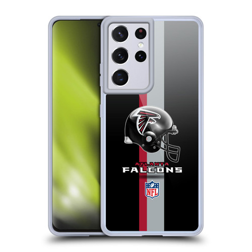 NFL Atlanta Falcons Logo Helmet Soft Gel Case for Samsung Galaxy S21 Ultra 5G
