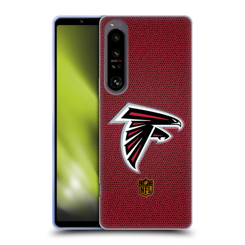 NFL Atlanta Falcons Logo Football Soft Gel Case for Sony Xperia 1 IV