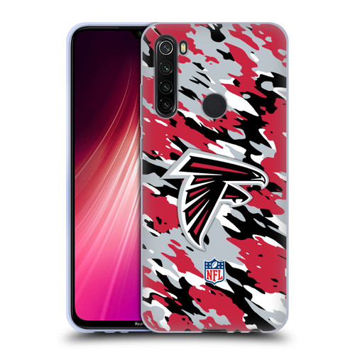 NFL Atlanta Falcons Logo Camou Soft Gel Case for Xiaomi Redmi Note 8T