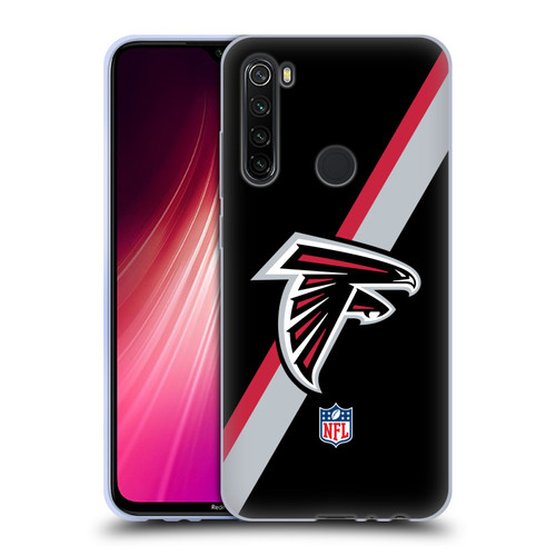 NFL Atlanta Falcons Logo Stripes Soft Gel Case for Xiaomi Redmi Note 8T