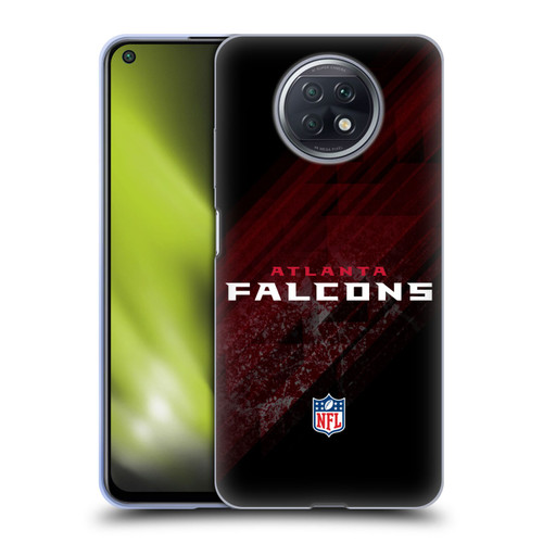 NFL Atlanta Falcons Logo Blur Soft Gel Case for Xiaomi Redmi Note 9T 5G
