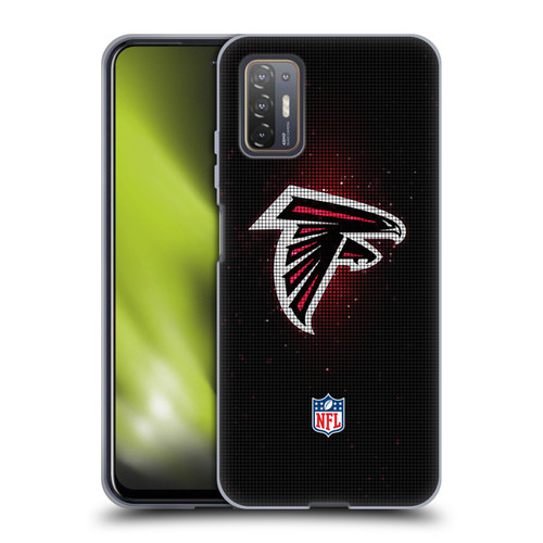 NFL Atlanta Falcons Artwork LED Soft Gel Case for HTC Desire 21 Pro 5G