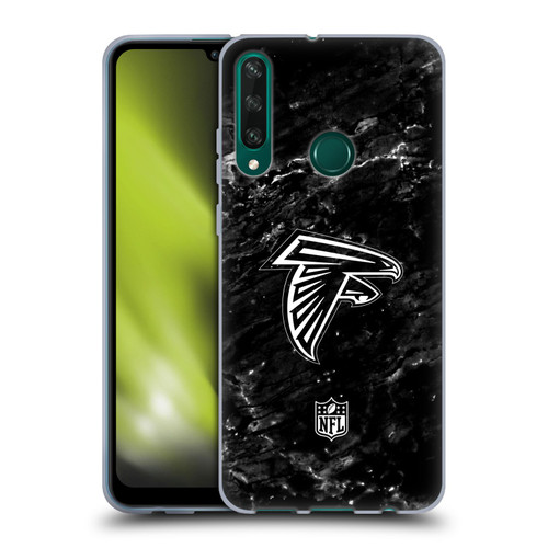 NFL Atlanta Falcons Artwork Marble Soft Gel Case for Huawei Y6p