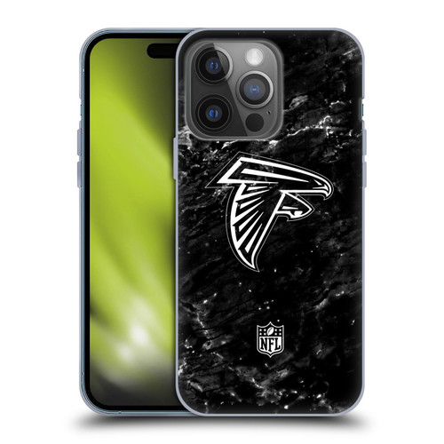 NFL Atlanta Falcons Artwork Marble Soft Gel Case for Apple iPhone 14 Pro