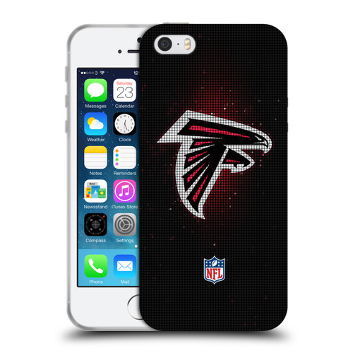 NFL Atlanta Falcons Artwork LED Soft Gel Case for Apple iPhone 5 / 5s / iPhone SE 2016