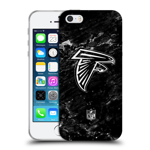 NFL Atlanta Falcons Artwork Marble Soft Gel Case for Apple iPhone 5 / 5s / iPhone SE 2016