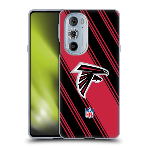 NFL Atlanta Falcons Artwork Stripes Soft Gel Case for Motorola Edge X30