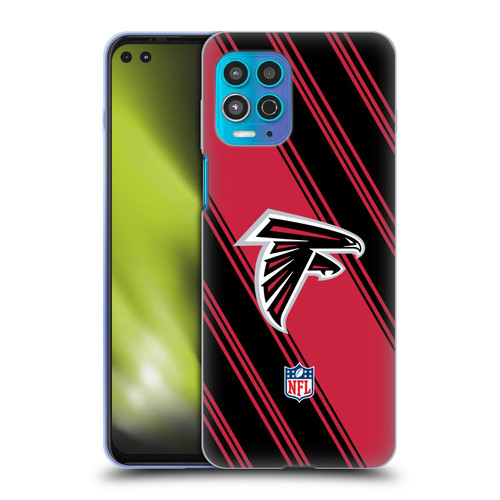 NFL Atlanta Falcons Artwork Stripes Soft Gel Case for Motorola Moto G100