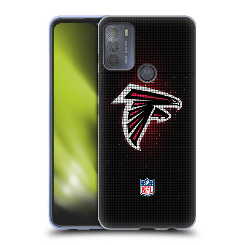 NFL Atlanta Falcons Artwork LED Soft Gel Case for Motorola Moto G50