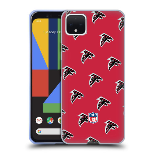 NFL Atlanta Falcons Artwork Patterns Soft Gel Case for Google Pixel 4 XL