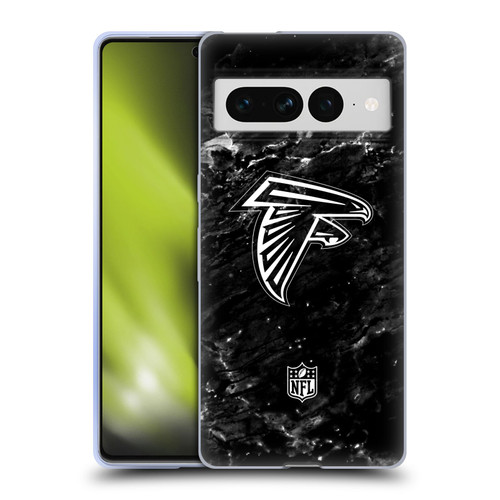 NFL Atlanta Falcons Artwork Marble Soft Gel Case for Google Pixel 7 Pro