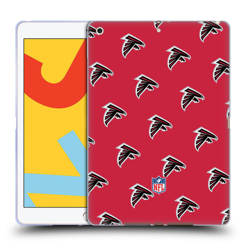 NFL Atlanta Falcons Artwork Patterns Soft Gel Case for Apple iPad 10.2 2019/2020/2021