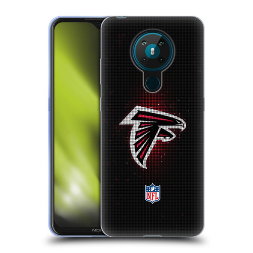 NFL Atlanta Falcons Artwork LED Soft Gel Case for Nokia 5.3