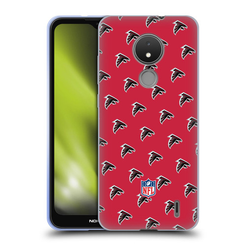 NFL Atlanta Falcons Artwork Patterns Soft Gel Case for Nokia C21