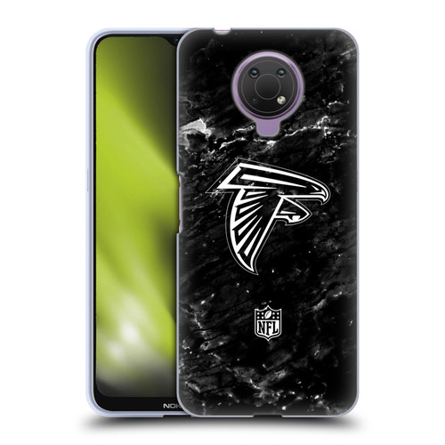 NFL Atlanta Falcons Artwork Marble Soft Gel Case for Nokia G10
