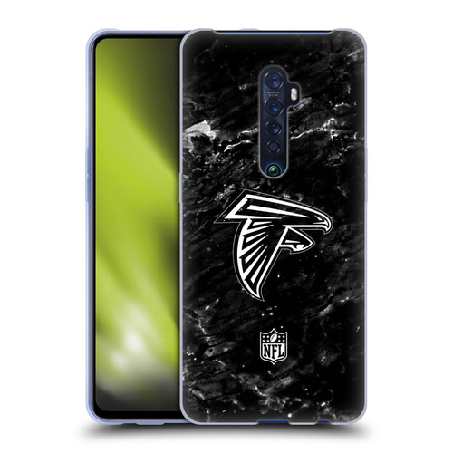 NFL Atlanta Falcons Artwork Marble Soft Gel Case for OPPO Reno 2