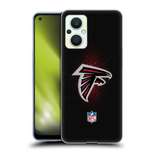 NFL Atlanta Falcons Artwork LED Soft Gel Case for OPPO Reno8 Lite