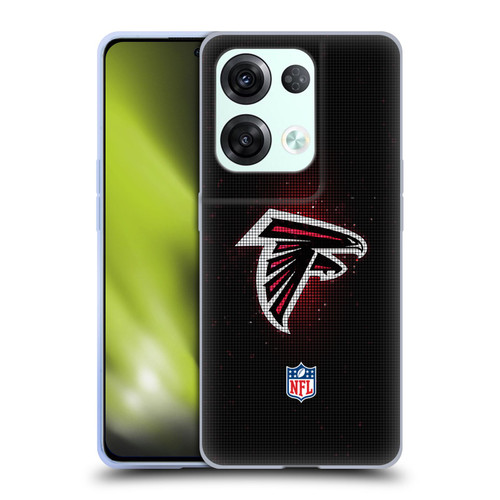 NFL Atlanta Falcons Artwork LED Soft Gel Case for OPPO Reno8 Pro