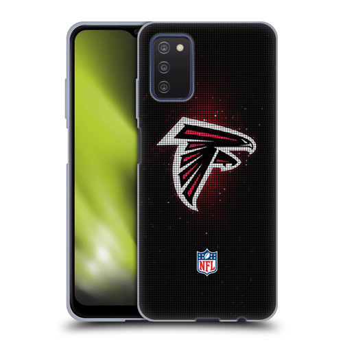 NFL Atlanta Falcons Artwork LED Soft Gel Case for Samsung Galaxy A03s (2021)