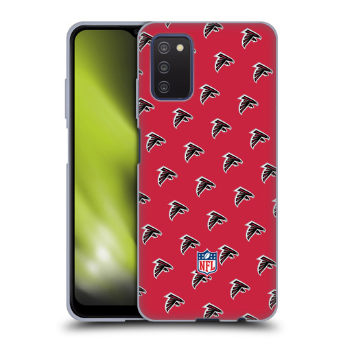 NFL Atlanta Falcons Artwork Patterns Soft Gel Case for Samsung Galaxy A03s (2021)