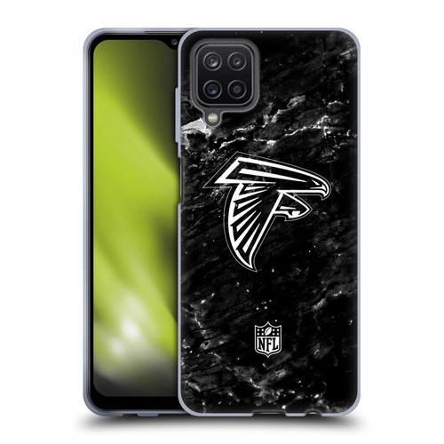NFL Atlanta Falcons Artwork Marble Soft Gel Case for Samsung Galaxy A12 (2020)