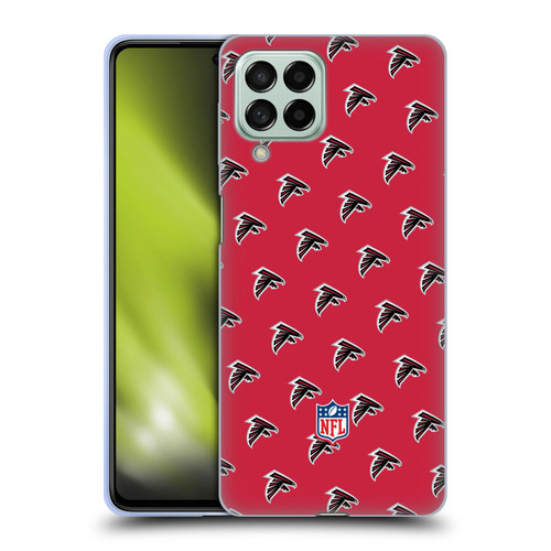 NFL Atlanta Falcons Artwork Patterns Soft Gel Case for Samsung Galaxy M53 (2022)