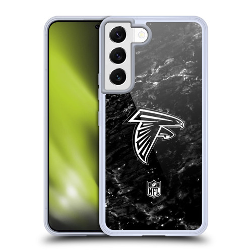 NFL Atlanta Falcons Artwork Marble Soft Gel Case for Samsung Galaxy S22 5G