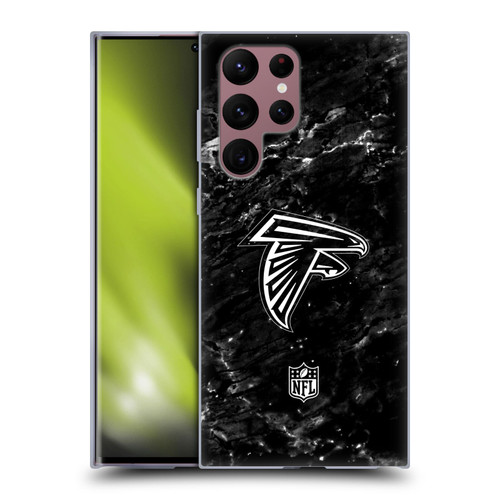 NFL Atlanta Falcons Artwork Marble Soft Gel Case for Samsung Galaxy S22 Ultra 5G