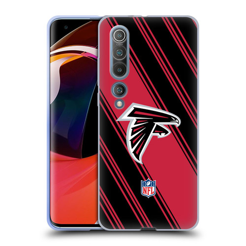 NFL Atlanta Falcons Artwork Stripes Soft Gel Case for Xiaomi Mi 10 5G / Mi 10 Pro 5G