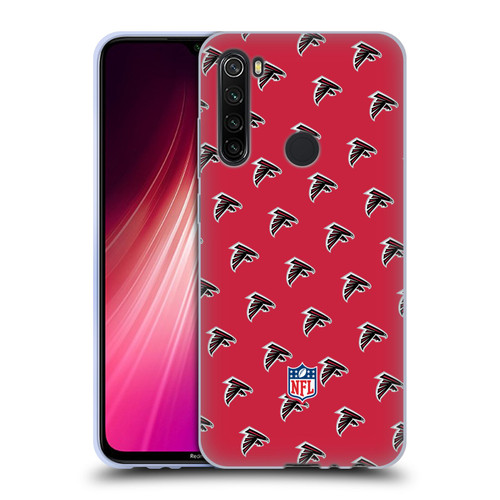 NFL Atlanta Falcons Artwork Patterns Soft Gel Case for Xiaomi Redmi Note 8T