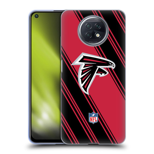 NFL Atlanta Falcons Artwork Stripes Soft Gel Case for Xiaomi Redmi Note 9T 5G