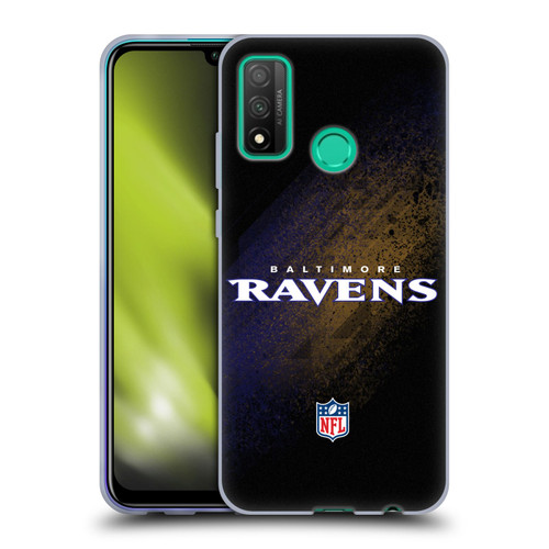NFL Baltimore Ravens Logo Blur Soft Gel Case for Huawei P Smart (2020)