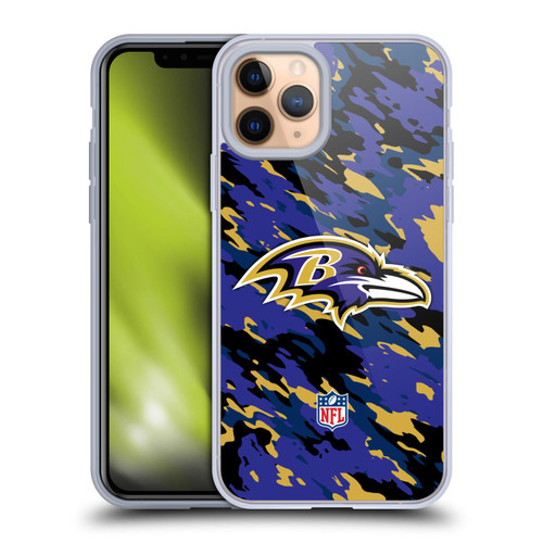NFL Baltimore Ravens Logo Camou Soft Gel Case for Apple iPhone 11 Pro NFL Baltimore Ravens Logo Camou Soft Gel Case for Apple iPhone 11 Pro