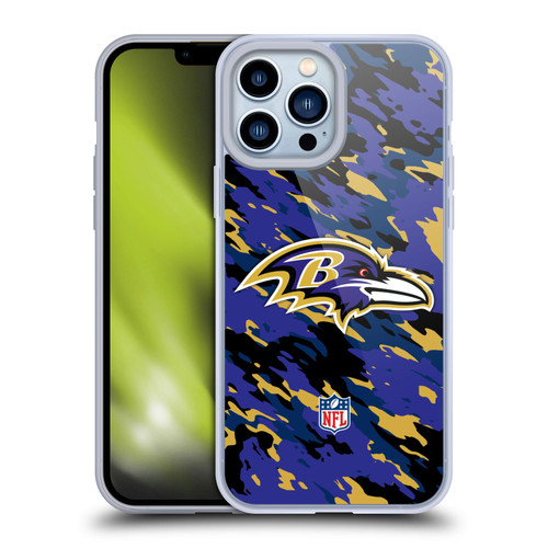NFL Baltimore Ravens Logo Camou Soft Gel Case for Apple iPhone 13 Pro Max NFL Baltimore Ravens Logo Camou Soft Gel Case for Apple iPhone 13 Pro Max